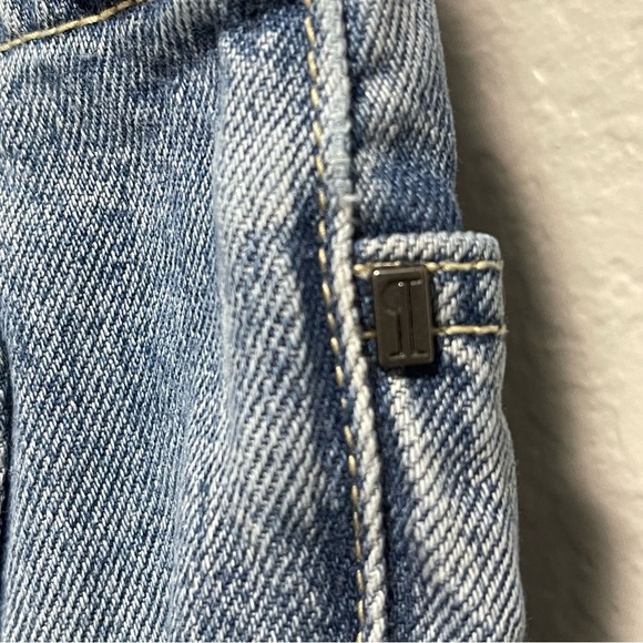 Anthropologie Pilcro and Letterpress Hyphen Jeans Light Wash Raw Hem Size 27 - Picture 10 of 10